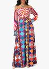 Latiste Geo Printed Aztec Dress