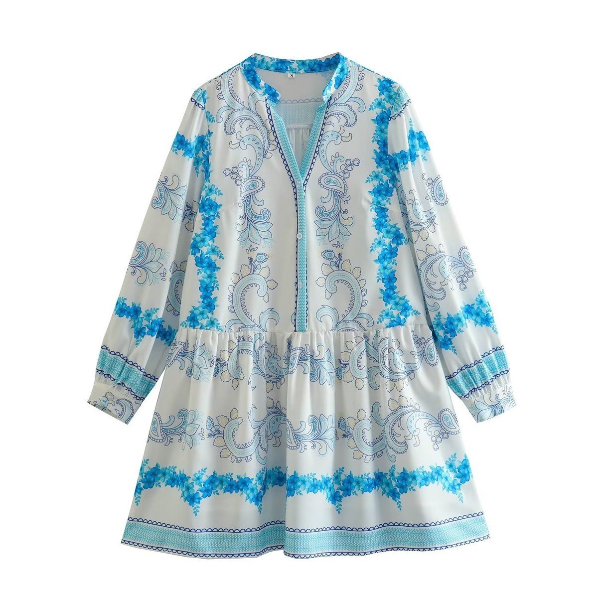 Floral Motif Loose Shirt Dress – Fabjetsetter Fashion Boutique