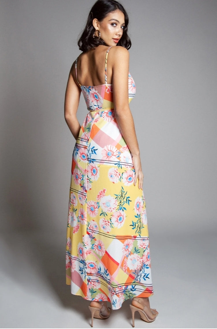 L'atiste Floral Wrap Maxi Dress – Fabjetsetter Fashion Boutique