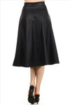 Classic A-Line Midi Skirt