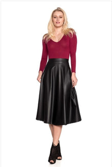  Classic A-Line Midi Skirt