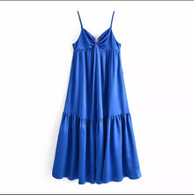  Blue Vintage Midi Dress