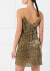 Gold Flirty Sequin Dress
