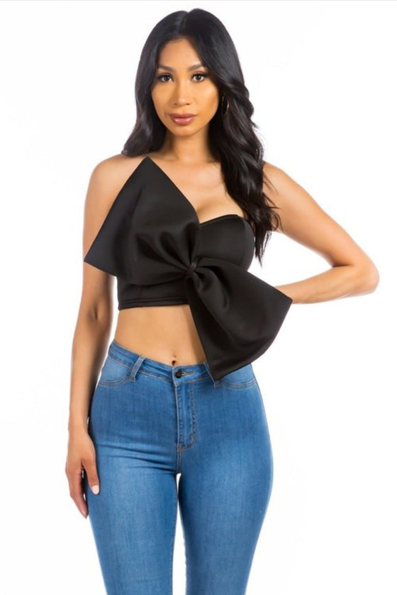 Sexy Bow Crop Top