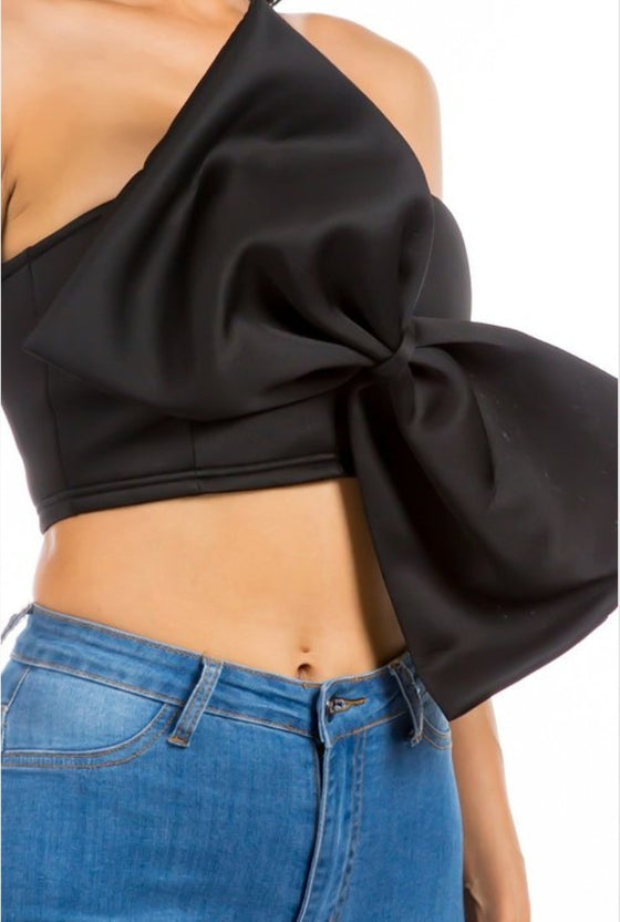 Sexy Bow Crop Top