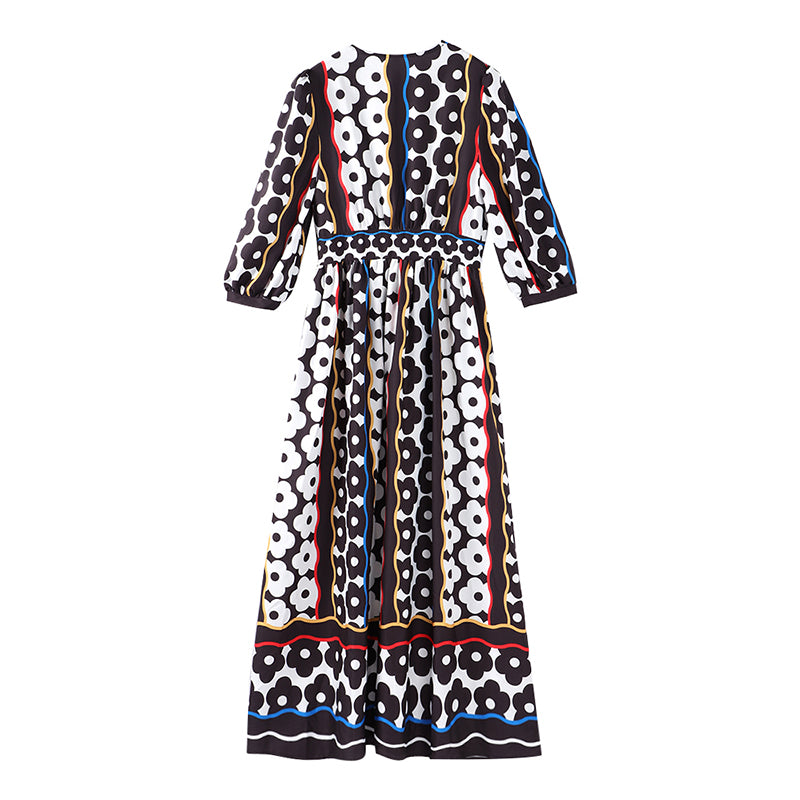 Printed Bohemian Maxi Dress