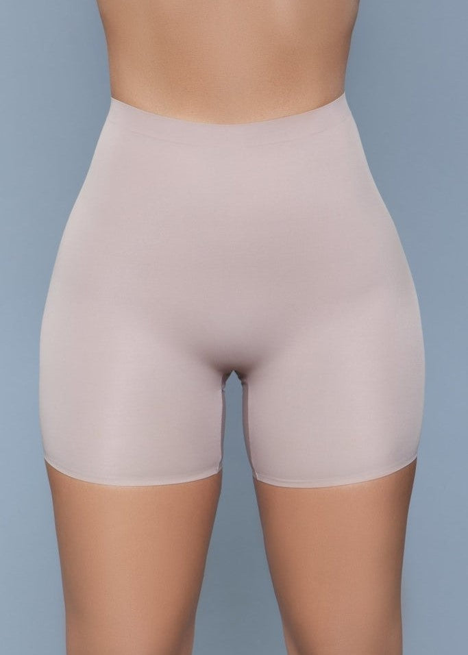 
                      
                        Nude Seamless Mid Waist Slip Shorts
                      
                    