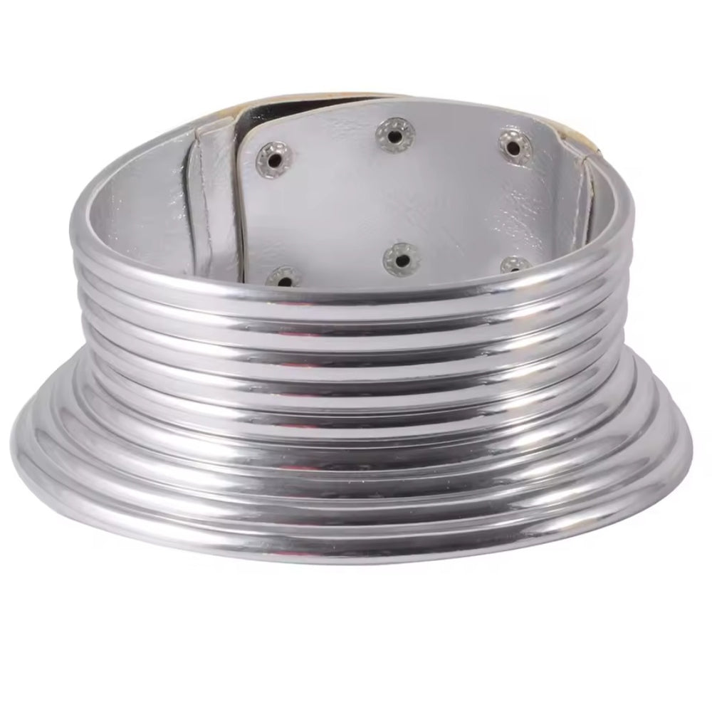 African  Okoye Choker Silver.01