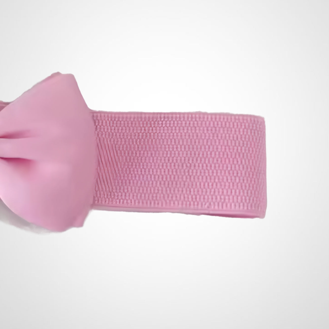 Bowknot Front Stretchy Corset Belt, Pink