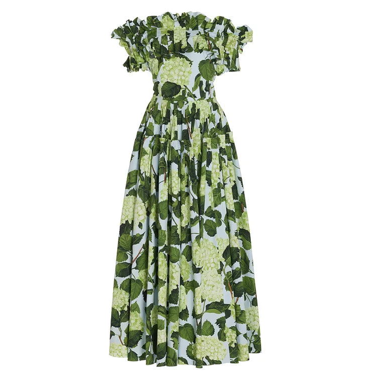 
                  
                    Green Hydrangea Swimsuit Set Dress Style
                  
                