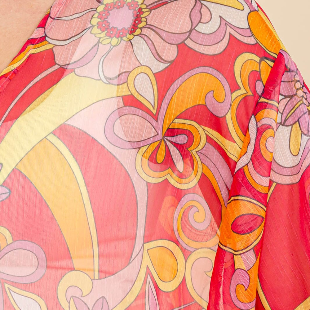 
                  
                    Open Front Chiffon Floral Kimono 04
                  
                