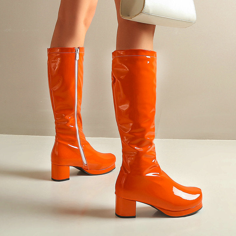 
                      
                        Orange Boots
                      
                    