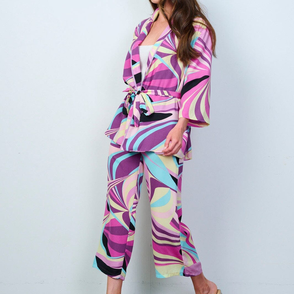 
                  
                    Purple Swirl Blazer & Pant Set 01
                  
                