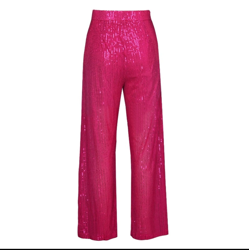 
                      
                        Sequins Wide Leg Pant
                      
                    