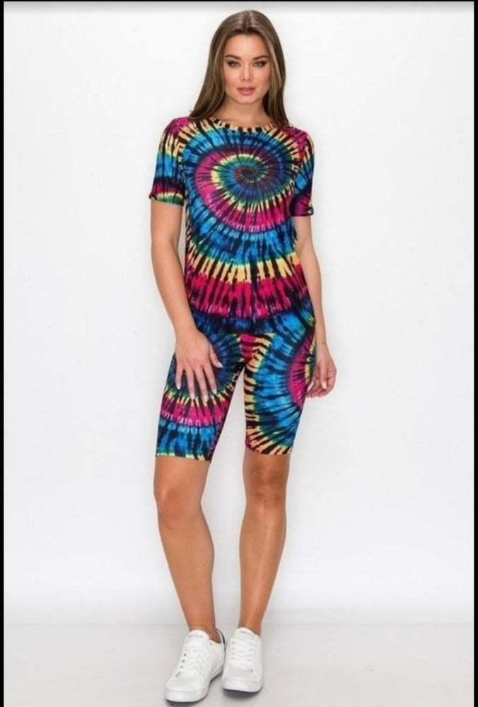 
                      
                        Swirl Tie Dye Bikers Two Piece Set
                      
                    