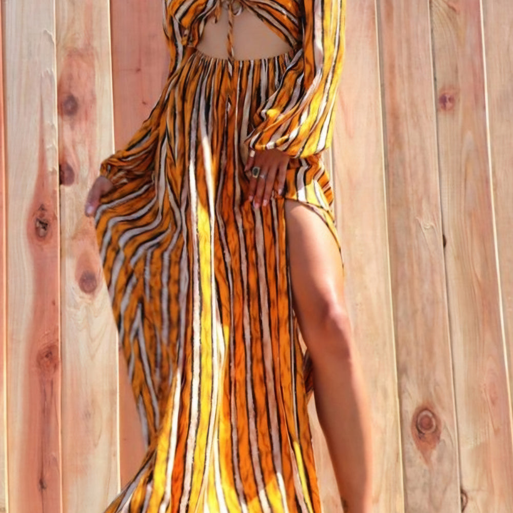 
                      
                        Printed Off Shoulder Woven Maxi Dress
                      
                    