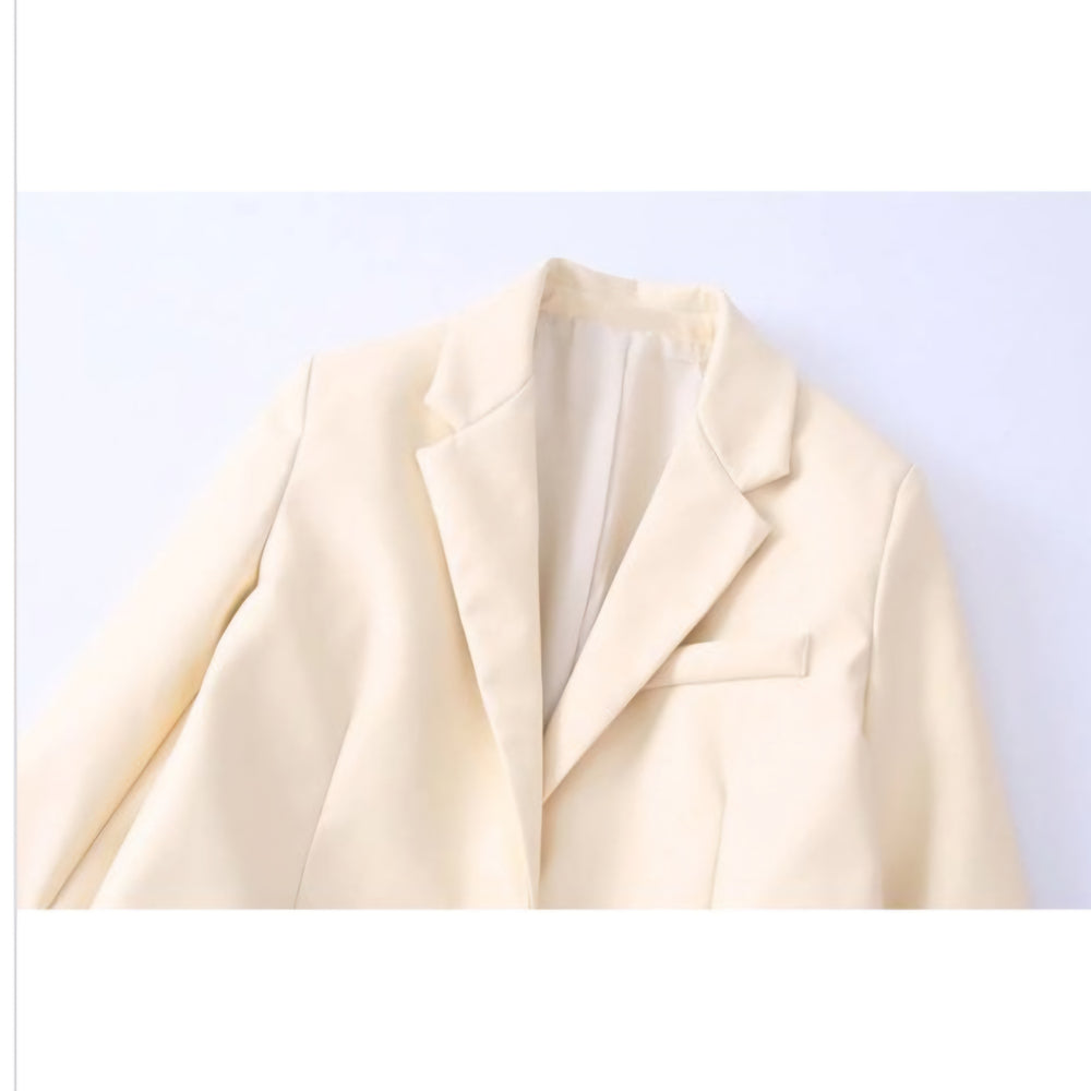 
                      
                        Vintage Single Button Blazer
                      
                    