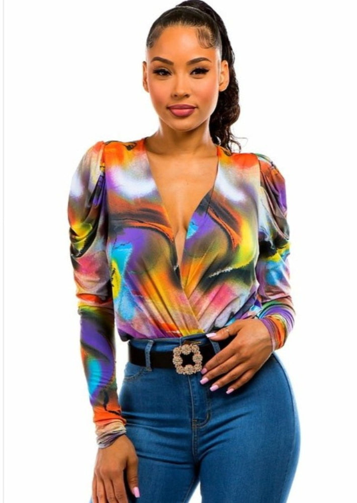 
                      
                        Tie Dye Print Bodysuit
                      
                    