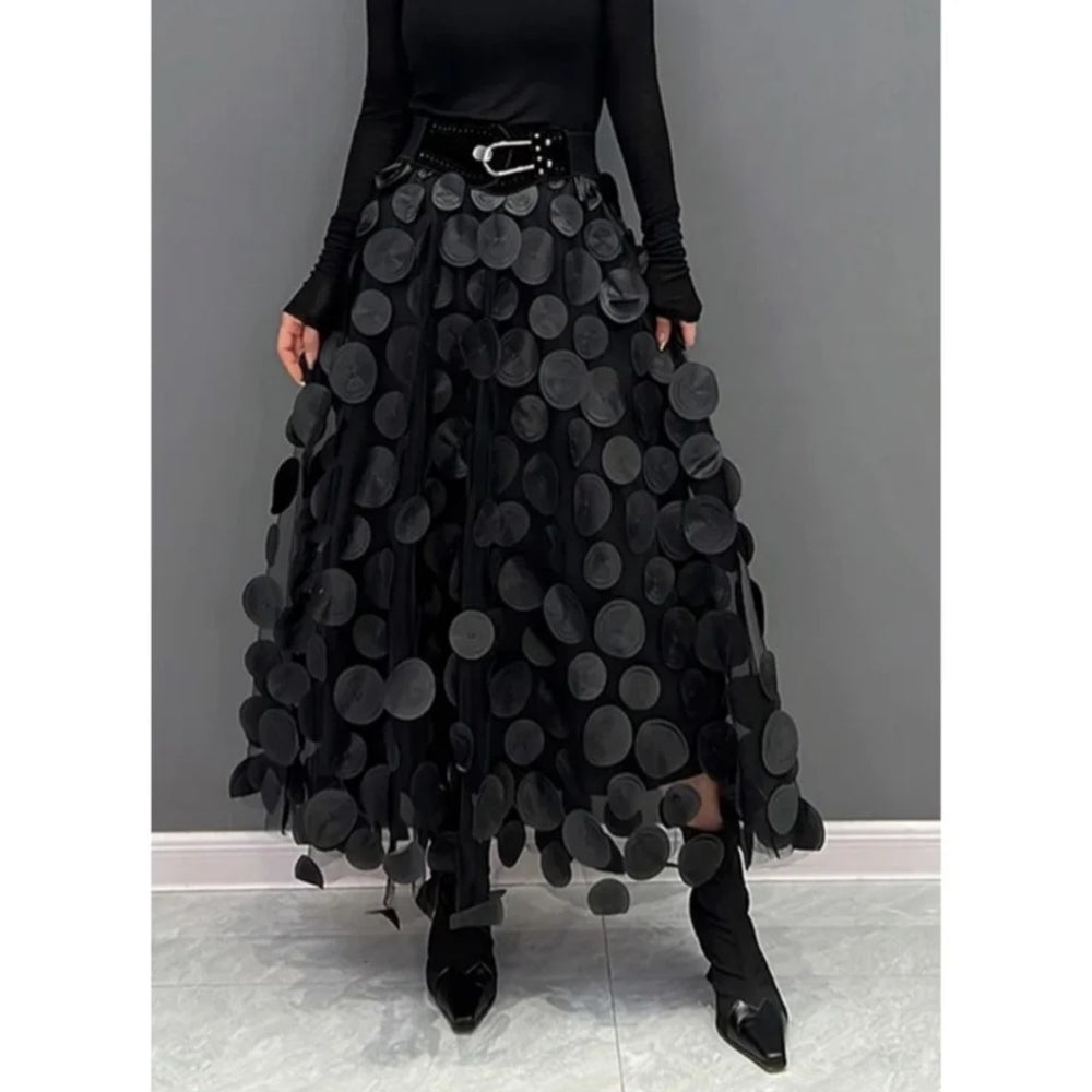 
                  
                    Tulle Skirt Mesh 3D Polka Dot Skirt Model
                  
                