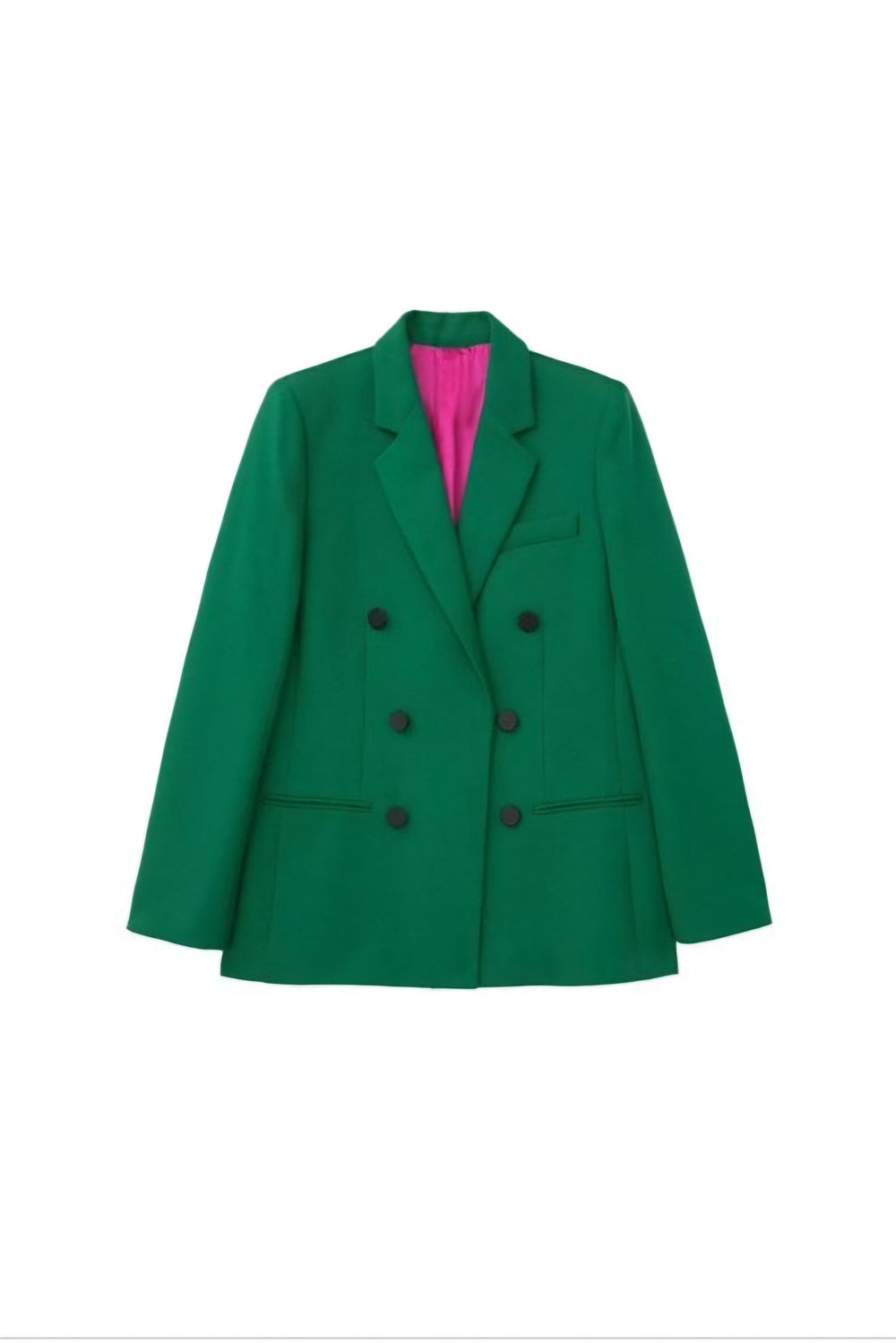 Women Trouser Suit Green Pants Blazer