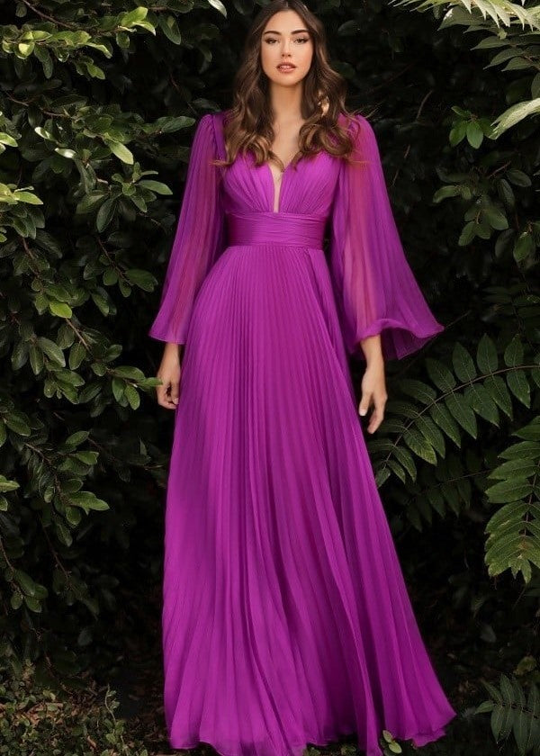 
                      
                        Flutter Sleeves Evening Dress
                      
                    