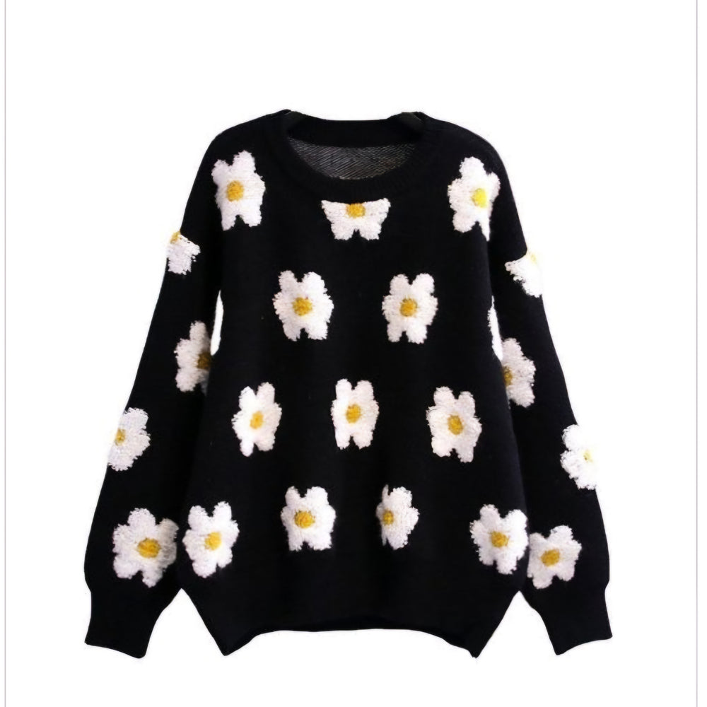 Daisy Knit Sweater