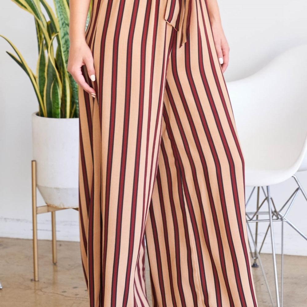 
                      
                        Tan Stripes Pants
                      
                    