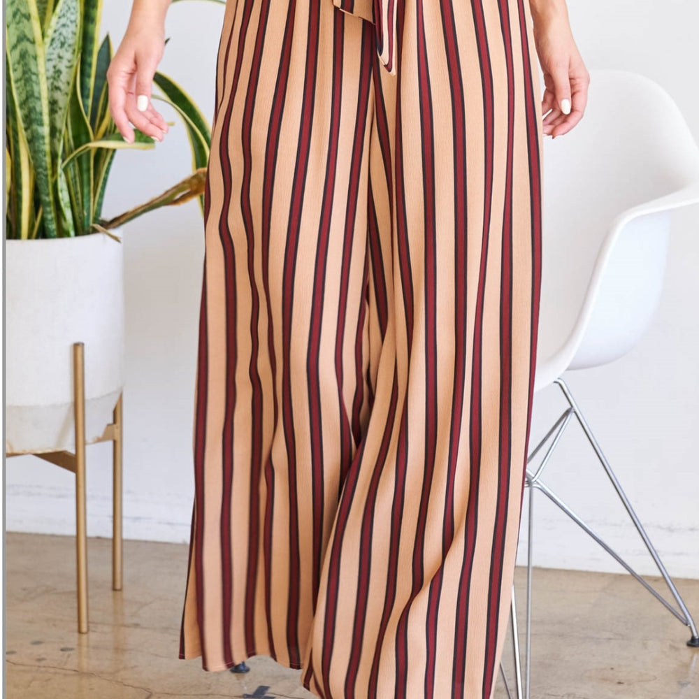 
                      
                        Tan Stripes Pants
                      
                    