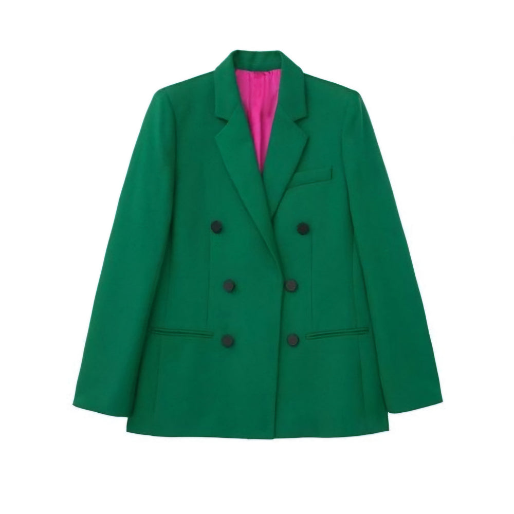 Women Trouser Suit Green Pants