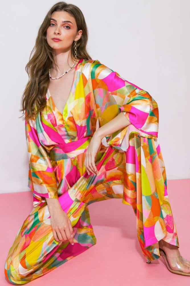 Printed Woven Jumpsuit