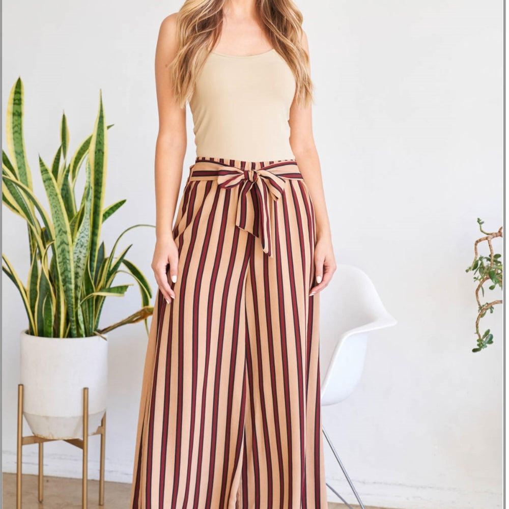 
                      
                        Tan Stripes Pants
                      
                    