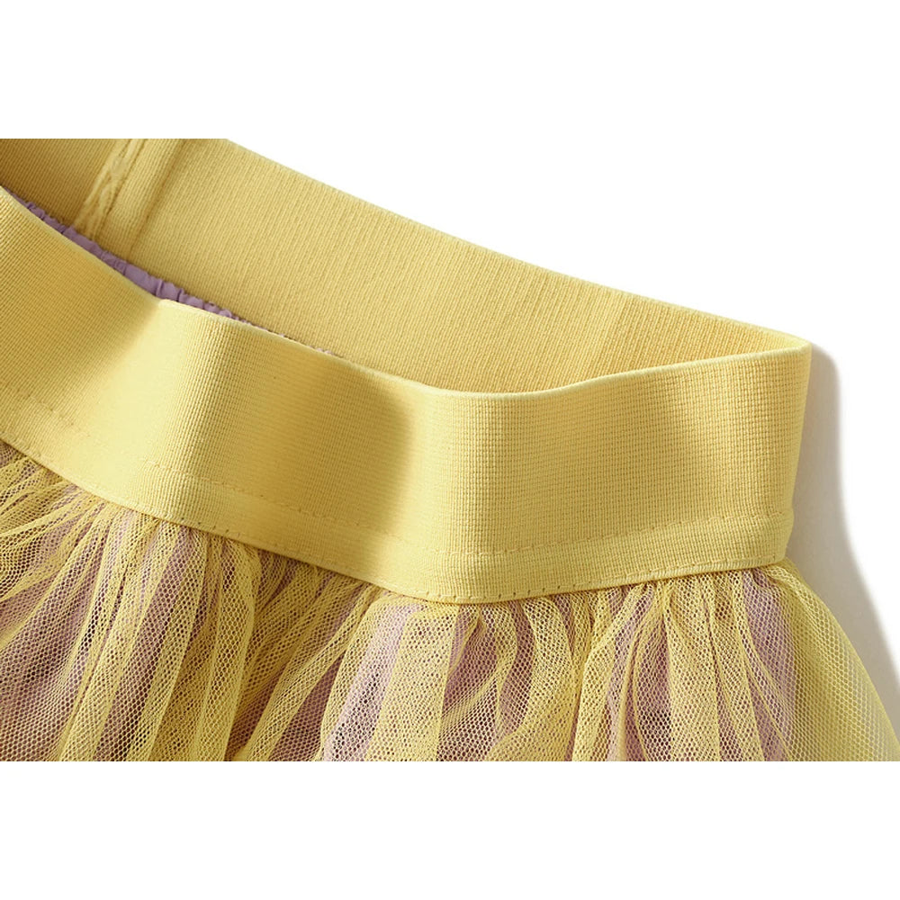 
                      
                        Rainbow Tutu Asymmetrical Swing Skirt
                      
                    