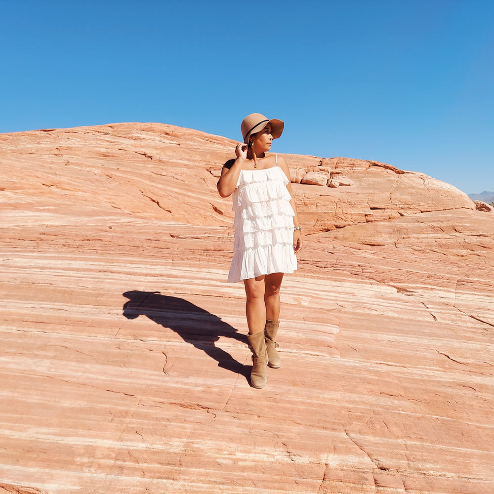 
                      
                        DO+BE Spaghetti Strap Layer White Dress
                      
                    