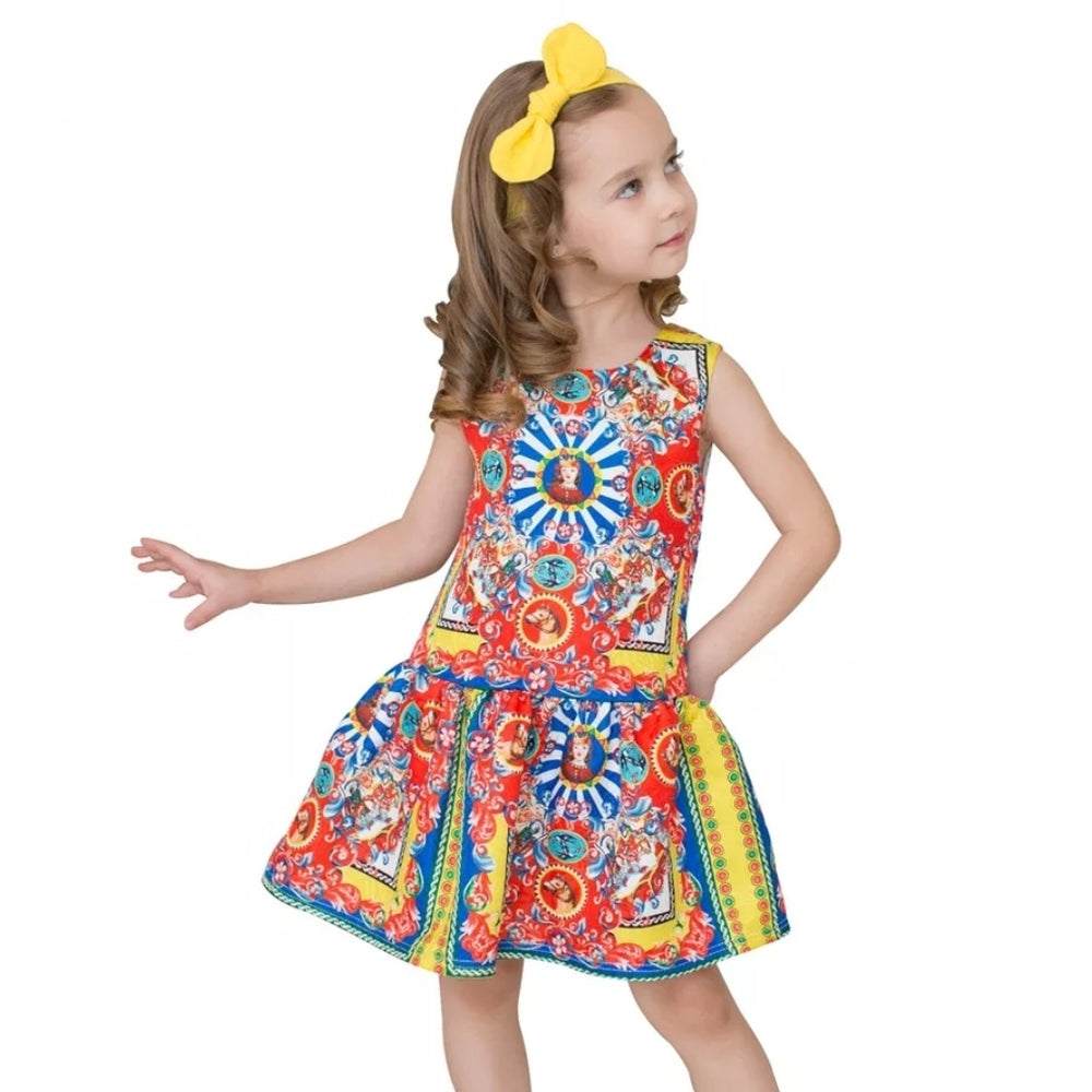 
                      
                        Girls Brand Multi Color Dress
                      
                    