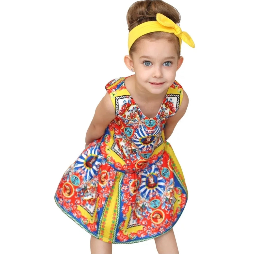 
                      
                        Girls Brand Multi Color Dress
                      
                    