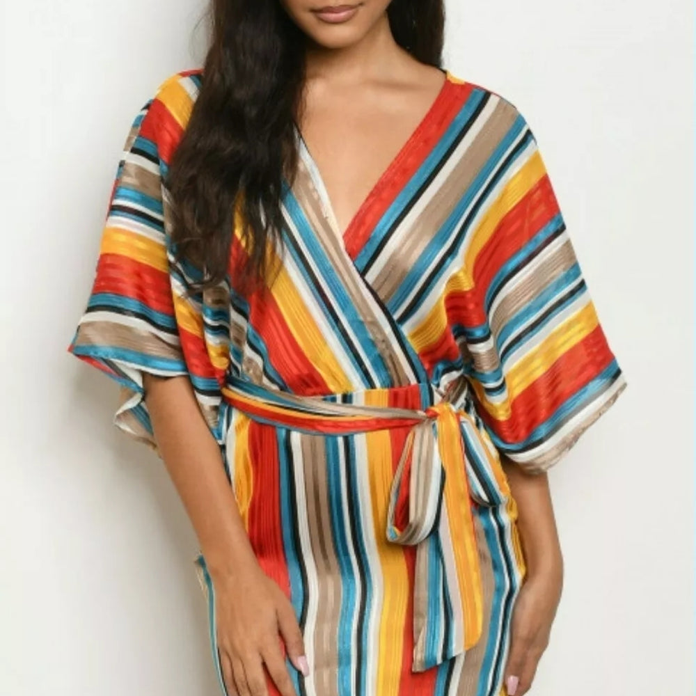 
                      
                        Color Stripes Tunic Dress
                      
                    