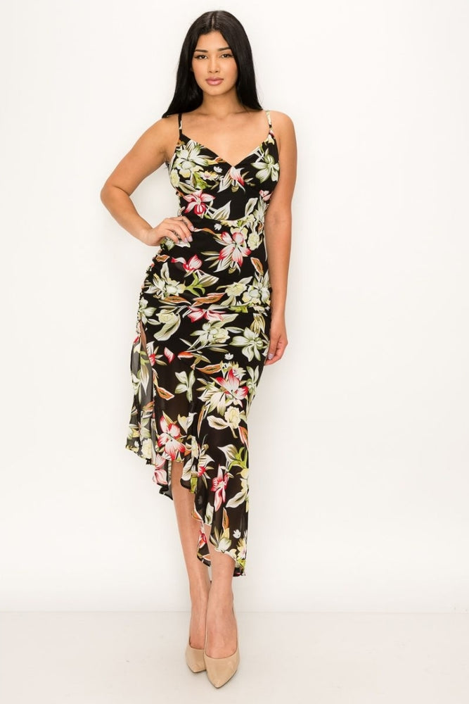 
                      
                        Banjul Sleeveless Floral Print Dress
                      
                    