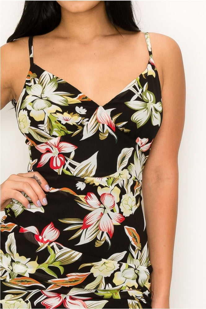 
                      
                        Banjul Sleeveless Floral Print Dress
                      
                    