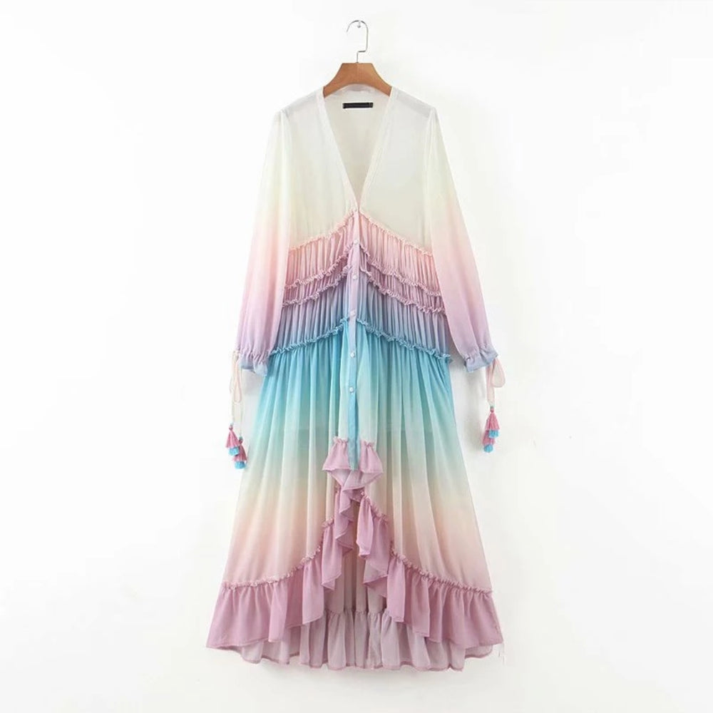 
                      
                        Multicolor Boho Maxi Dress
                      
                    