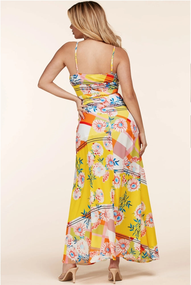 
                      
                        L'atiste Floral Wrap Maxi Dress
                      
                    