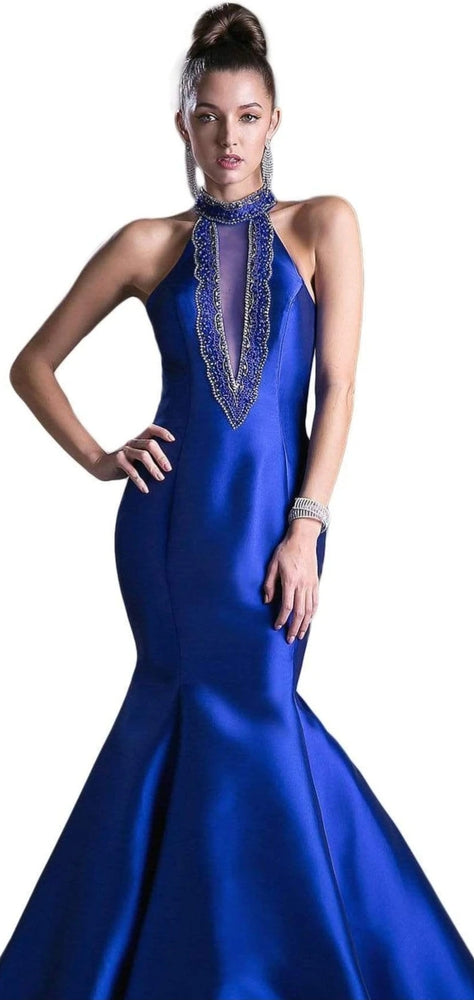 
                      
                        Mekado Blue Mermaid Gown
                      
                    