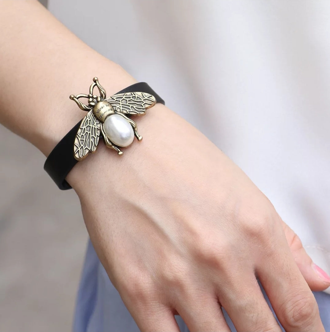 Bee Leather Bracelets