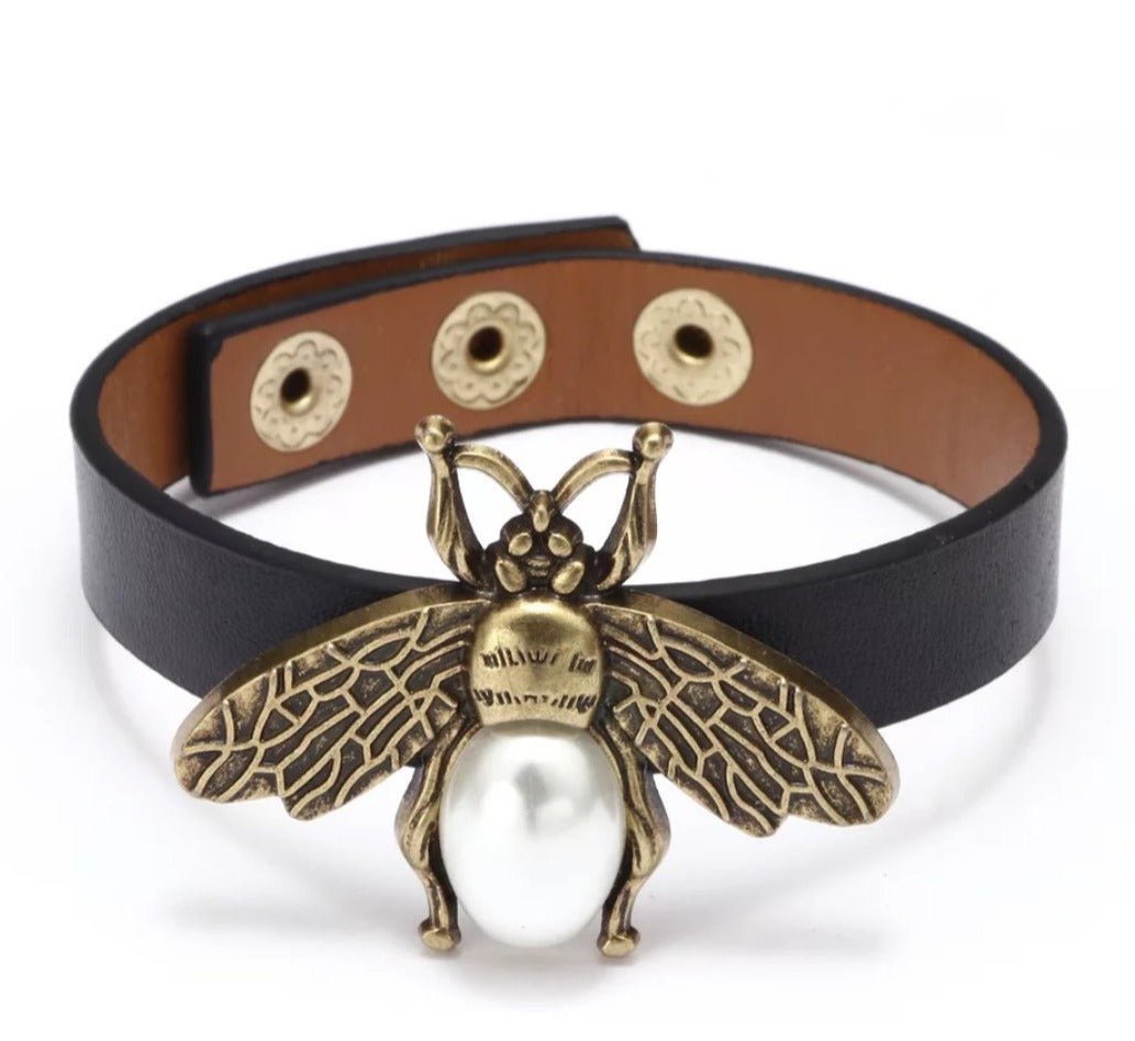 Bee Leather Bracelets