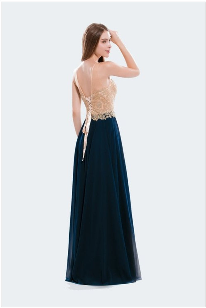 
                      
                        Gold Jersey Beaded Gown Black
                      
                    