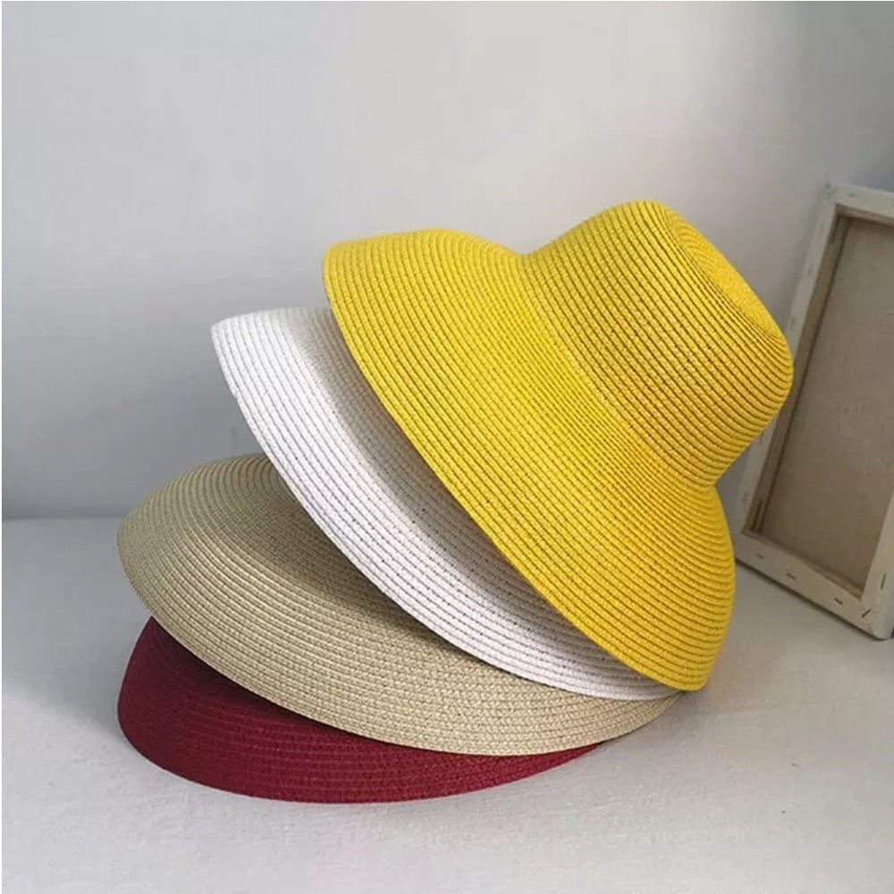 
                      
                        Hepburn Large Red Brim Hat
                      
                    