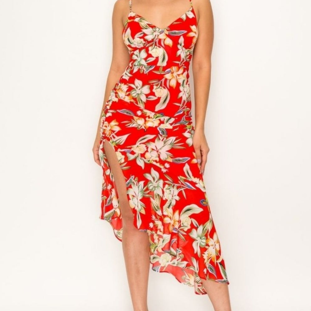 
                      
                        Banjul Sleeveless Floral Print Dress
                      
                    