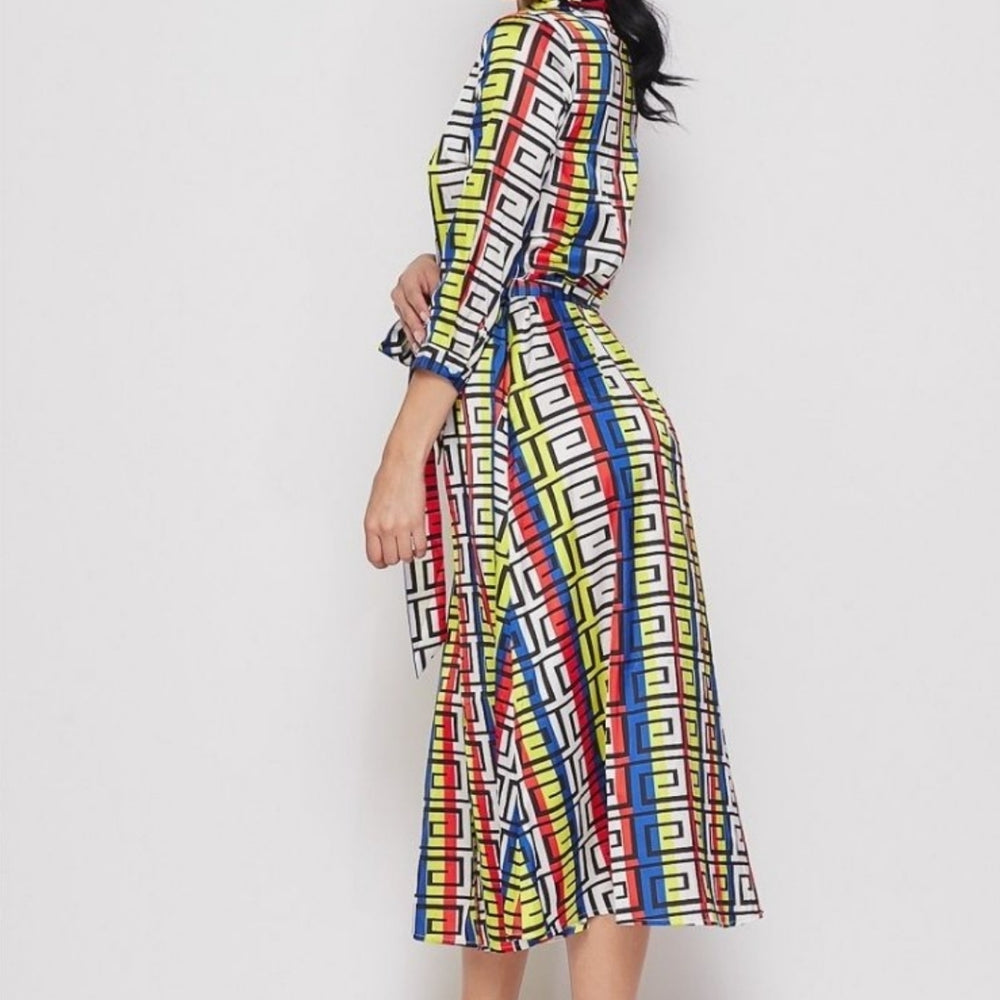 
                      
                        Banjul Multi Printed Shirt Dress
                      
                    