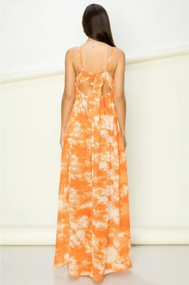 
                      
                        Tie Dye Orange Maxi Dress
                      
                    