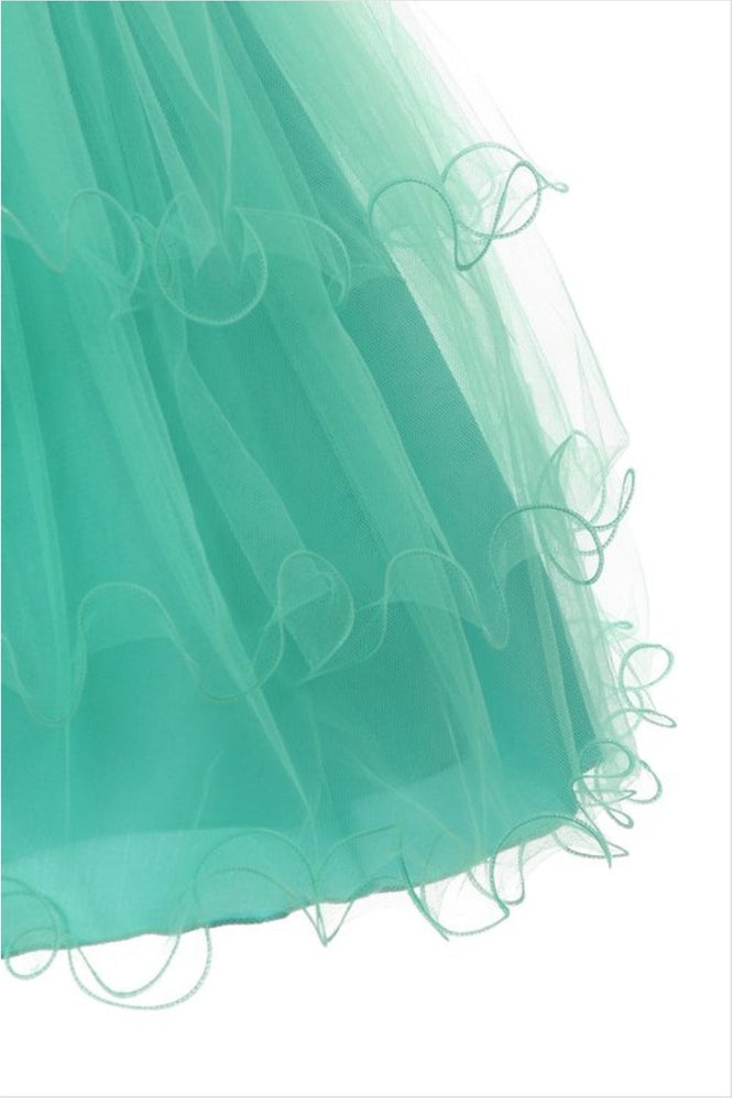 
                      
                        Flower Girl Mint Two Tone Dress
                      
                    