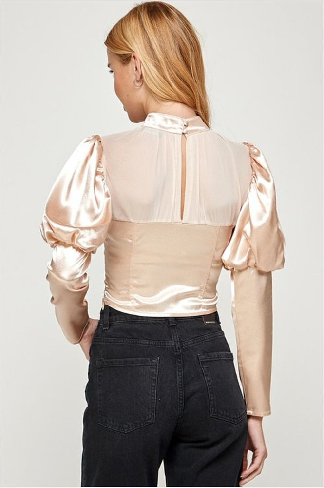 
                      
                        Long Sleeve Corset Top
                      
                    